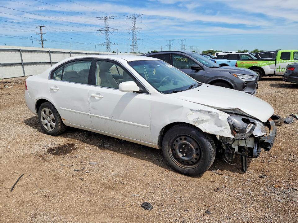 2008 Kia Optima VIN KNAGE123485194279 COPART salvage auction — FRONT END, Il - Salvage Certificate, sold $275 on 2026-07-07 (photo 4)