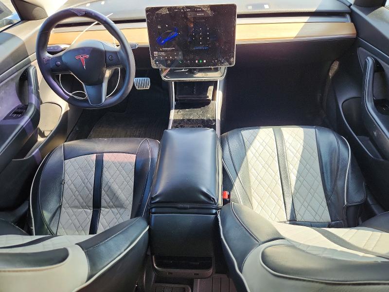 2020 Tesla Model 3 VIN 5YJ3E1EA6LF611257 COPART salvage auction — REAR END, Ca - Salvage Certificate, sold $5,500 on 2026-07-27 (photo 8)