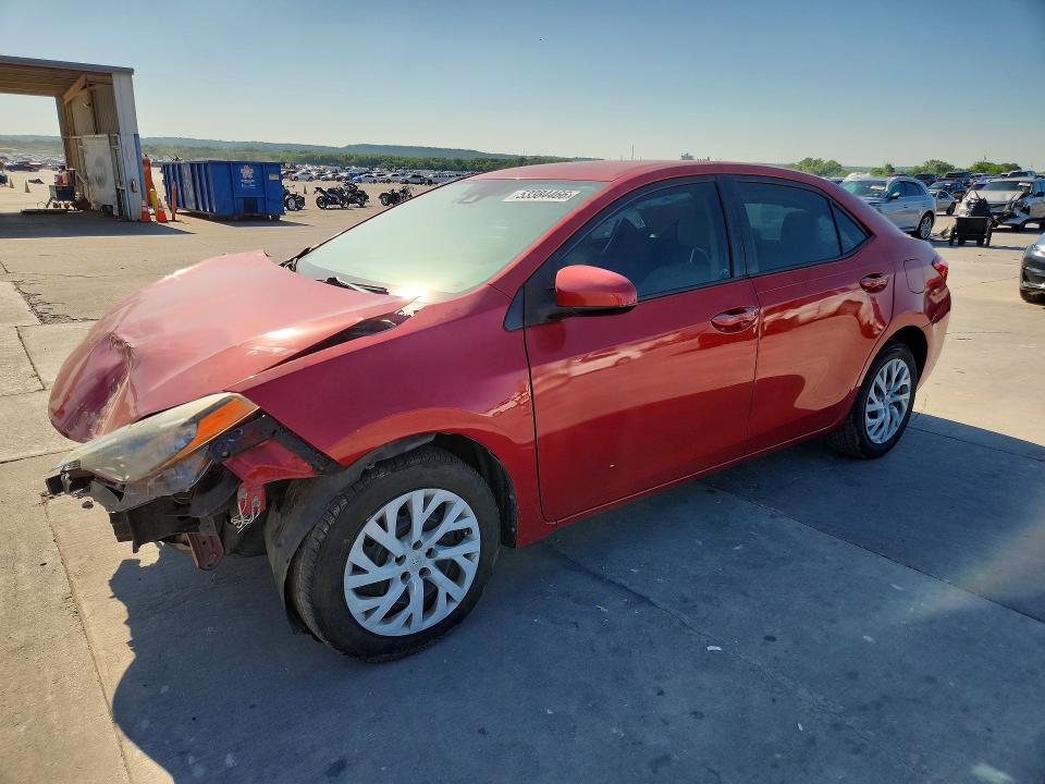 2017 Toyota Corolla VIN 5YFBURHE0HP612556 COPART salvage auction — FRONT END, Tx - Salvage Vehicle Title, sold $825 on 2026-07-16 (photo 1)