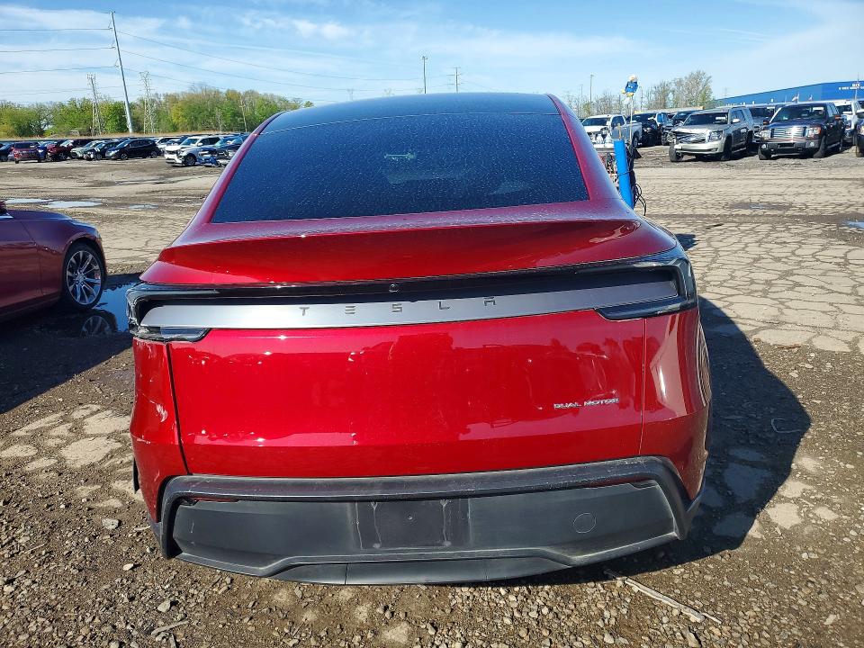 2026 Tesla Model y VIN 7SAYGDEE9TF403610 COPART salvage auction — FRONT END, MI - CERTIFICATE OF TITLE, sold $19,500 on 2026-07-31 (photo 6)