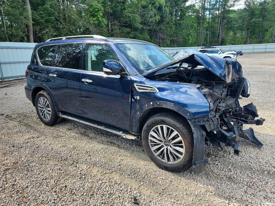 2022 Nissan Armada VIN JN8AY2BA2N9393165 COPART salvage auction — FRONT END, Nc - Salvage Certificate Of Title, sold $325 on 2026-07-31 (photo 4)