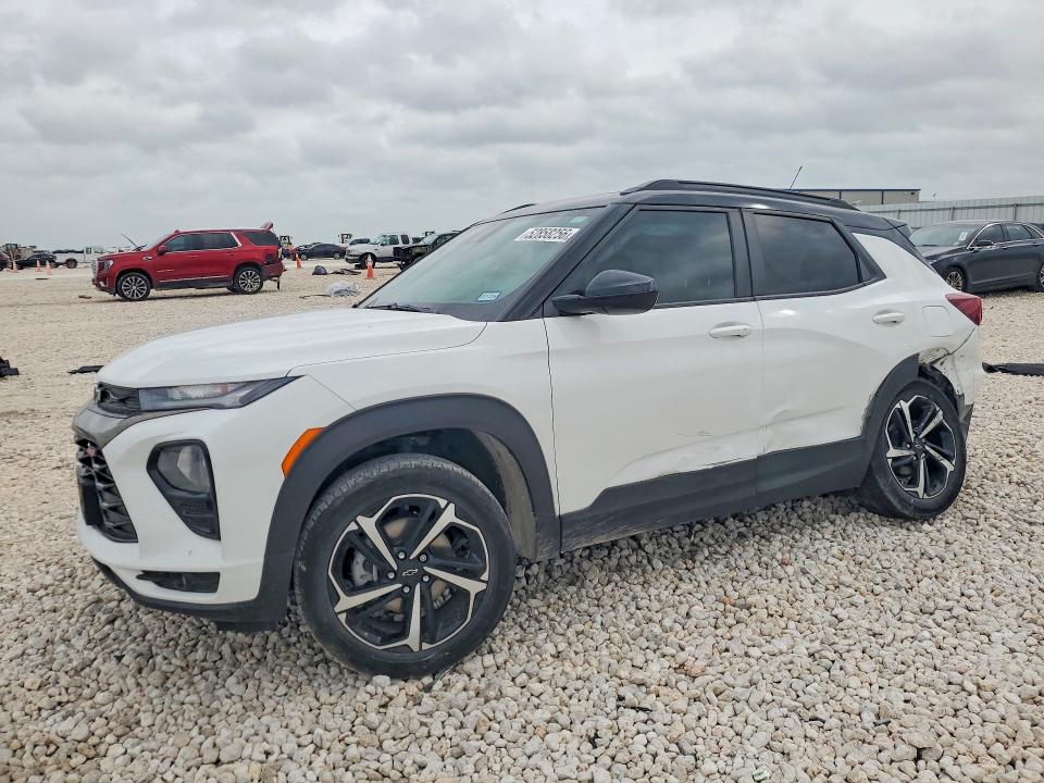 2022 Chevrolet Trailblazer VIN KL79MTSL4NB014948 COPART salvage auction — SIDE, Tx - Salvage Vehicle Title, sold $3,450 on 2026-07-30 (photo 1)
