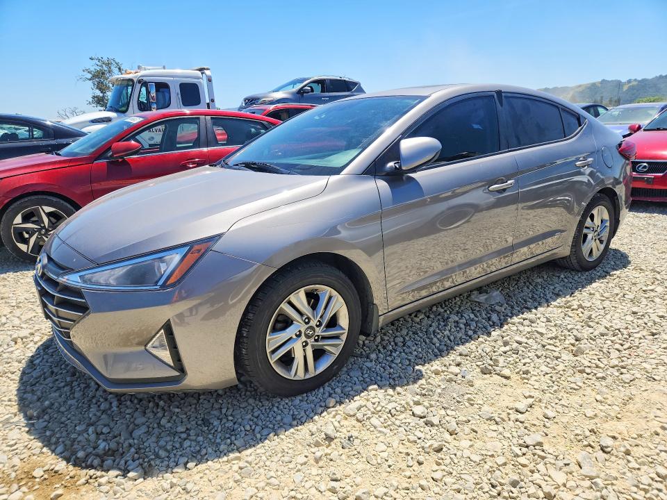 2020 Hyundai Elantra VIN KMHD84LF5LU084035 COPART salvage auction — VANDALISM, Ca - Salvage Certificate, sold $2,250 on 2026-07-21 (photo 1)