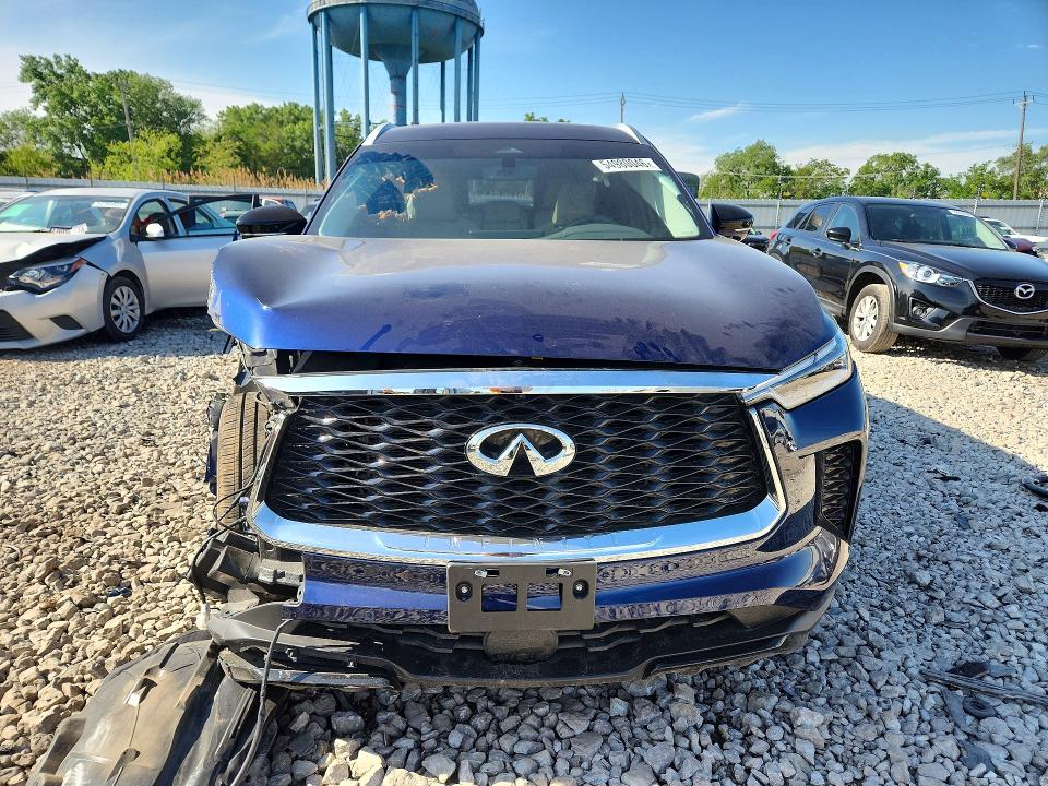 2023 Infiniti Qx60 VIN 5N1DL1FS3PC349360 COPART salvage auction — FRONT END, Il - Salvage Certificate, sold $9,600 on 2026-07-29 (photo 5)