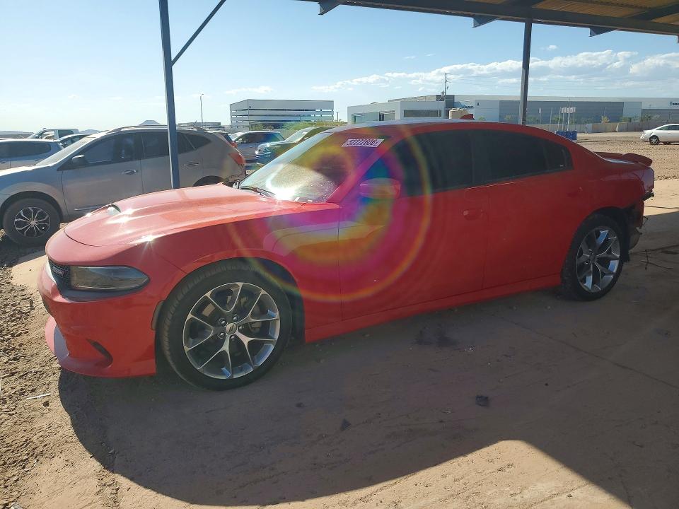 2022 Dodge Charger VIN 2C3CDXHG7NH118758 COPART salvage auction — REAR END, Az - Cert Of Title - Salvage, sold $10,100 on 2026-07-02 (photo 1)
