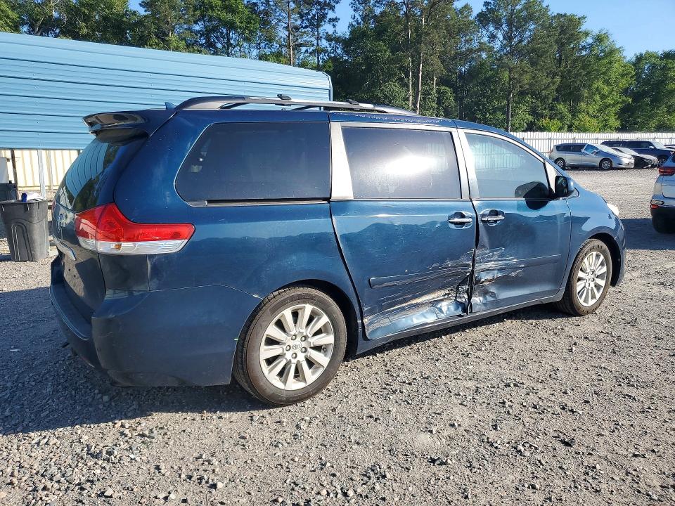 2011 Toyota Sienna VIN 5TDYK3DC0BS147406 COPART salvage auction — SIDE, GA - CERT OF TITLE-SALVAGE, sold $2,600 on 2026-07-14 (photo 3)
