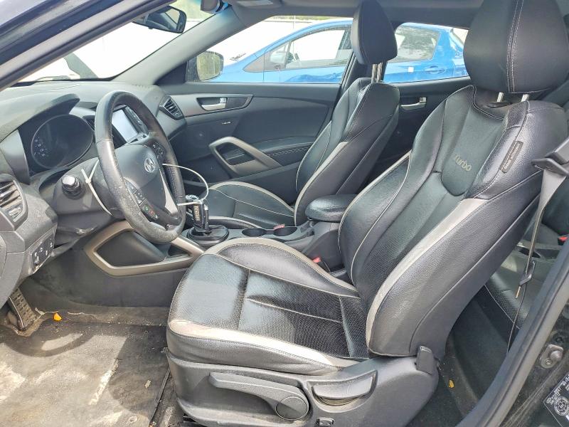 2013 Hyundai Veloster VIN KMHTC6AE8DU097203 COPART salvage auction — FRONT END, On - Permit Salvage, sold $750 on 2026-07-09 (photo 7)