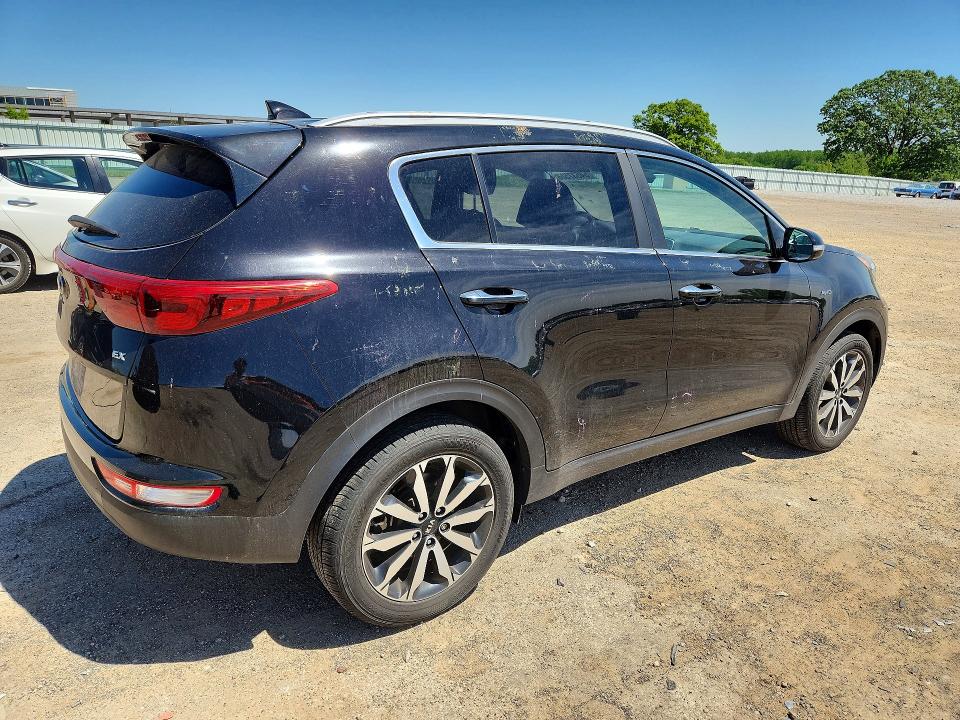 2018 Kia Sportage VIN KNDPNCAC8J7355694 COPART salvage auction — HAIL, Wi - Certificate Of Title, sold $3,200 on 2026-07-28 (photo 3)