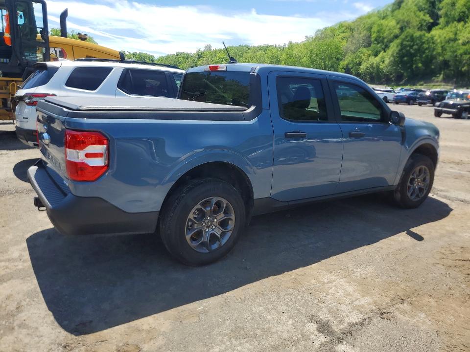 2024 Ford Maverick VIN 3FTTW8J90RRB35550 COPART salvage auction — FRONT END, Wi - Junked Vehicle Bill Of Sale, sold $8,300 on 2026-07-30 (photo 3)