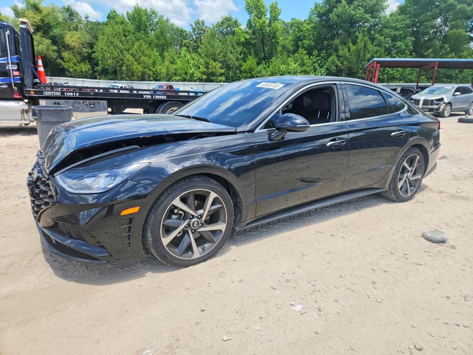 2023 Hyundai Sonata VIN KMHL44J2XPA272175 COPART salvage auction — FRONT END, Fl - Cert Of Title Slvg Rebuildable, sold $7,600 on 2026-07-10 (photo 1)