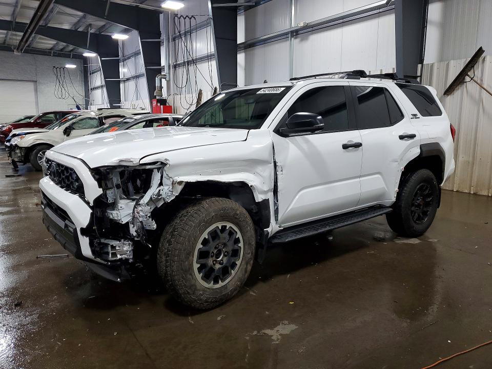 2025 Toyota 4runner VIN JTEVA5BR1S5053481 COPART salvage auction — FRONT END, Mn - Cert Of Title-Salvage, sold $16,700 on 2026-07-21 (photo 1)