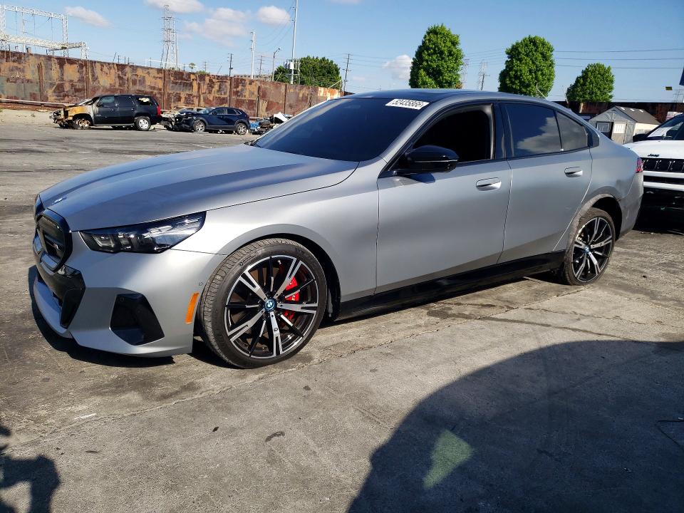 2024 BMW I5 VIN WBY43FK02RCS11980 COPART salvage auction — REAR END, Ca - Salvage Certificate, sold $37,500 on 2026-07-08 (photo 1)