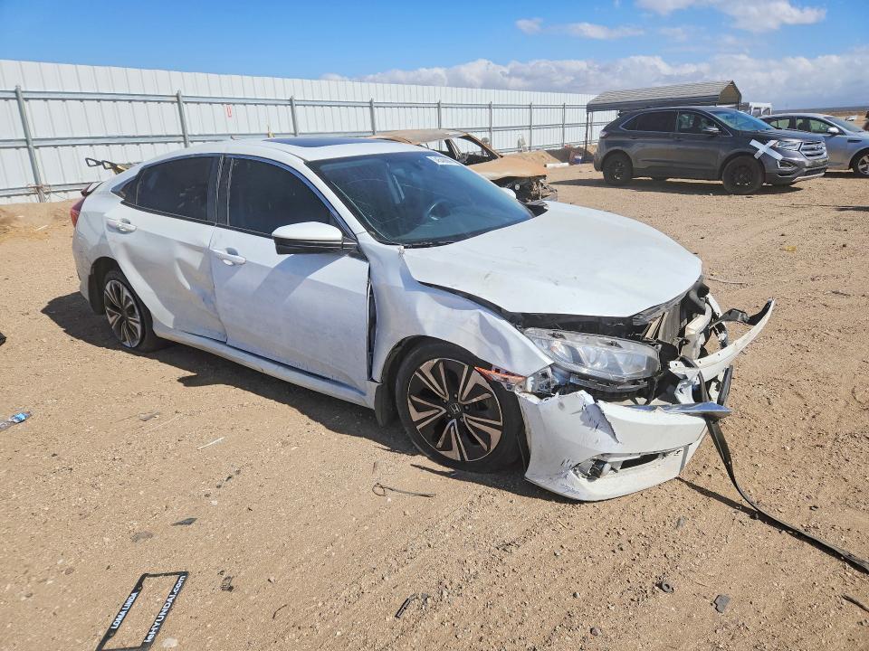 2018 Honda Civic VIN JHMFC1F35JX041756 COPART salvage auction — SIDE, Ca - Acq Bos - Post Sale - Salvage, sold $3,500 on 2026-07-21 (photo 4)