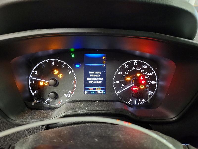 2024 Toyota Corolla cross VIN 7MUCAABG5RV083628 COPART salvage auction — FRONT END, Il - Salvage Certificate, sold $7,500 on 2026-07-13 (photo 9)