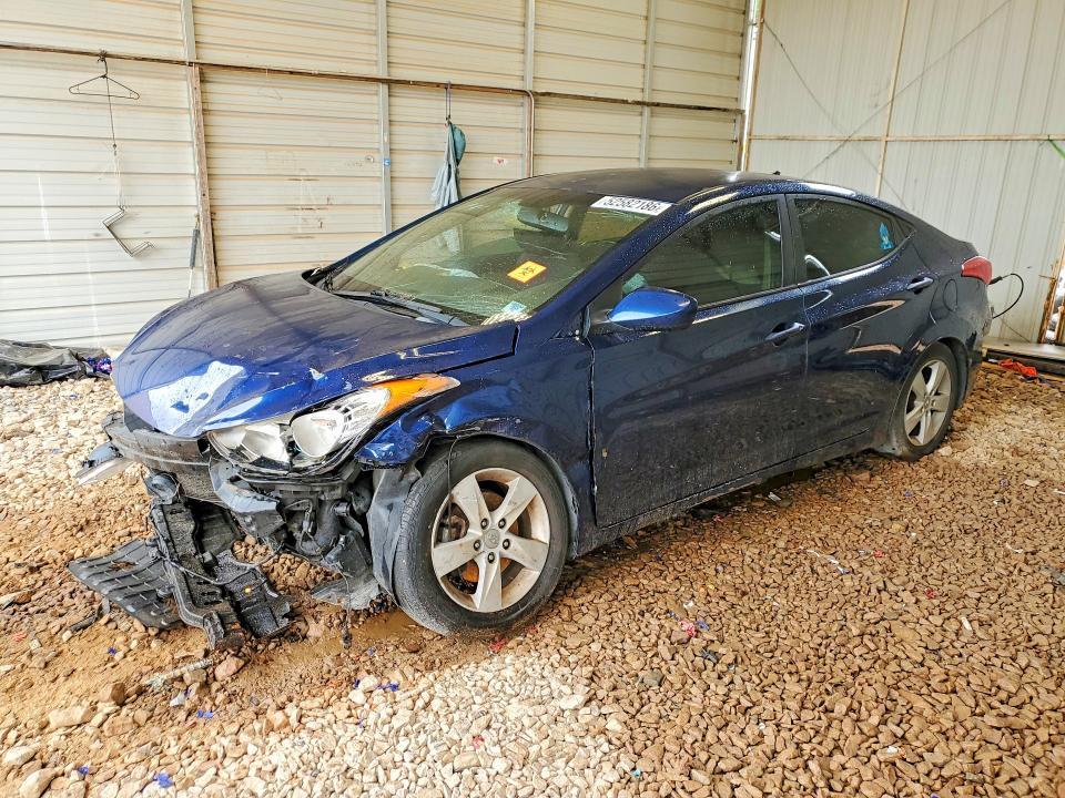 2013 Hyundai VIN KMHDH4AE2DU736850 COPART salvage auction — FRONT END, Nc - Salvage Certificate Of Title, sold $375 on 2026-07-06 (photo 1)