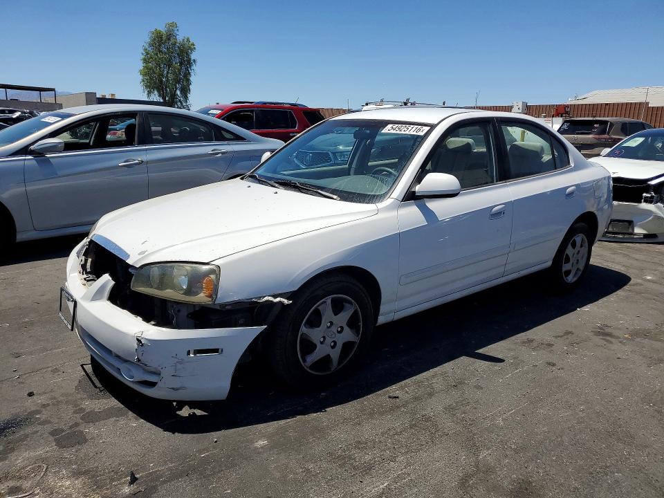 2004 Hyundai Elantra VIN KMHDN46D24U907380 COPART salvage auction — FRONT END, Nv - Salvage Title, sold $375 on 2026-07-06 (photo 1)