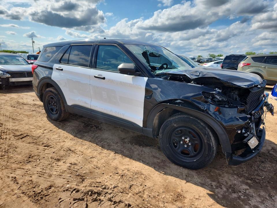 2022 Ford Explorer VIN 1FM5K8AB4NGA48741 COPART salvage auction — FRONT END, Tx - Salvage Vehicle Title, sold $2,500 on 2026-07-02 (photo 4)
