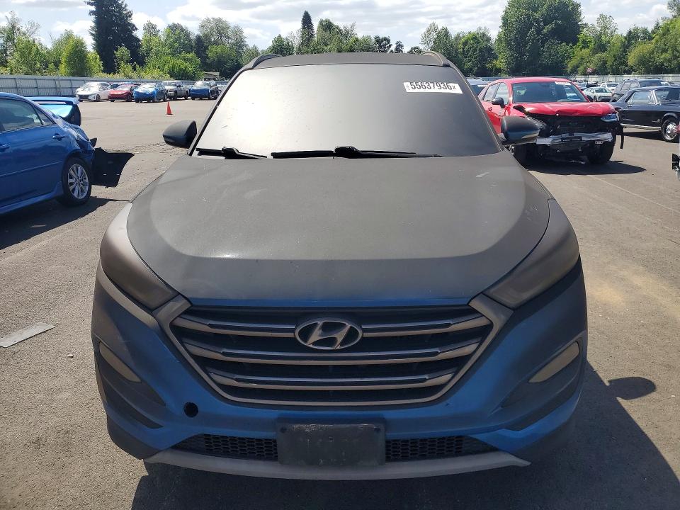 2018 Hyundai Tucson VIN KM8J3CA28JU688722 COPART salvage auction — BURN, Or - Salvage Title Certificate, sold $5,500 on 2026-07-06 (photo 5)
