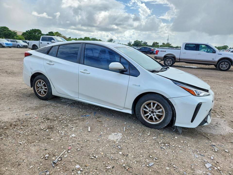 2019 Toyota Prius VIN JTDKARFU4K3083325 COPART salvage auction — FRONT END, FL - CERT OF TITLE SLVG REBUILDABLE, sold $3,700 on 2026-07-02 (photo 4)