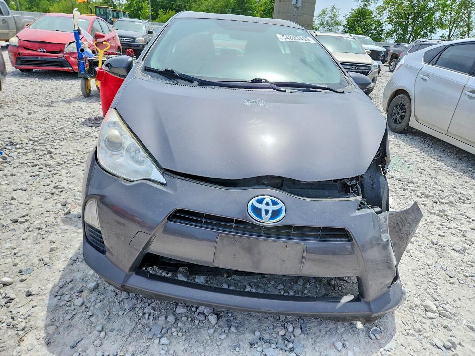 2014 Toyota Prius c VIN JTDKDTB38E1568214 COPART salvage auction — FRONT END, MI - CERTIFICATE OF TITLE, sold $525 on 2026-07-16 (photo 5)