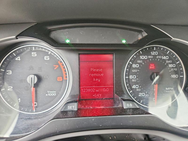 2011 Audi A4 VIN WAUAFAFL1BN028113 COPART salvage auction — NORMAL WEAR, Ca - Dis/Dlr/Exp Only Clean Title, sold $425 on 2026-07-02 (photo 9)