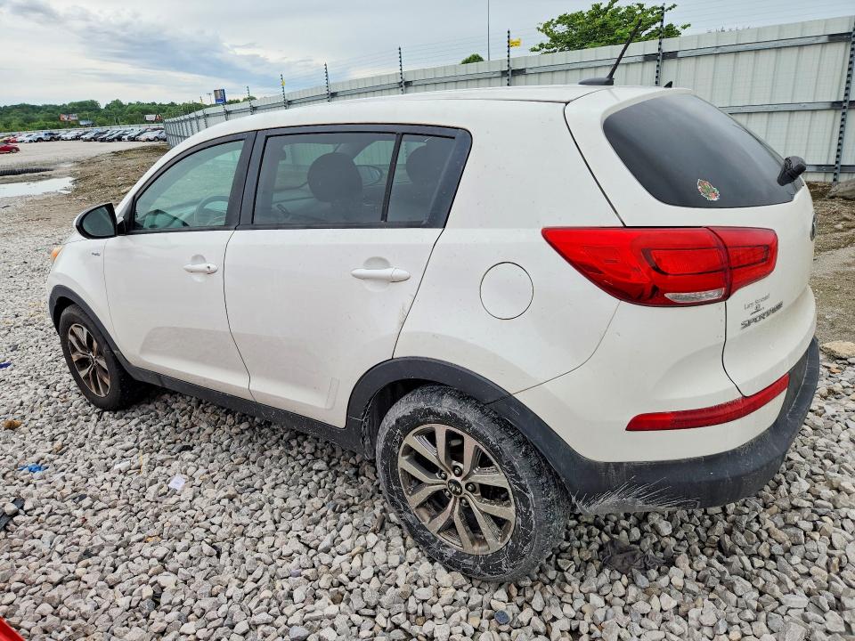 2015 Kia Sportage VIN KNDPBCAC3F7748485 COPART salvage auction — HAIL, Il - Salvage Certificate, sold $950 on 2026-07-27 (photo 2)