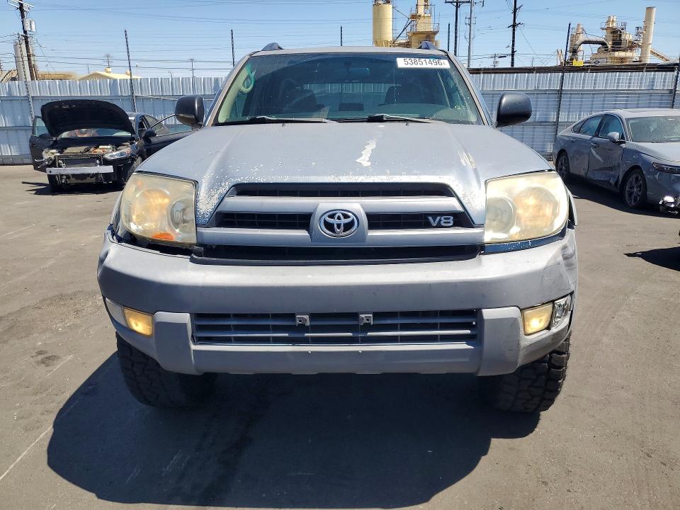 2003 Toyota 4runner VIN JTEZT14RX30002724 COPART salvage auction — FRONT END, Ca - Salvage Certificate, sold $2,800 on 2026-07-08 (photo 5)