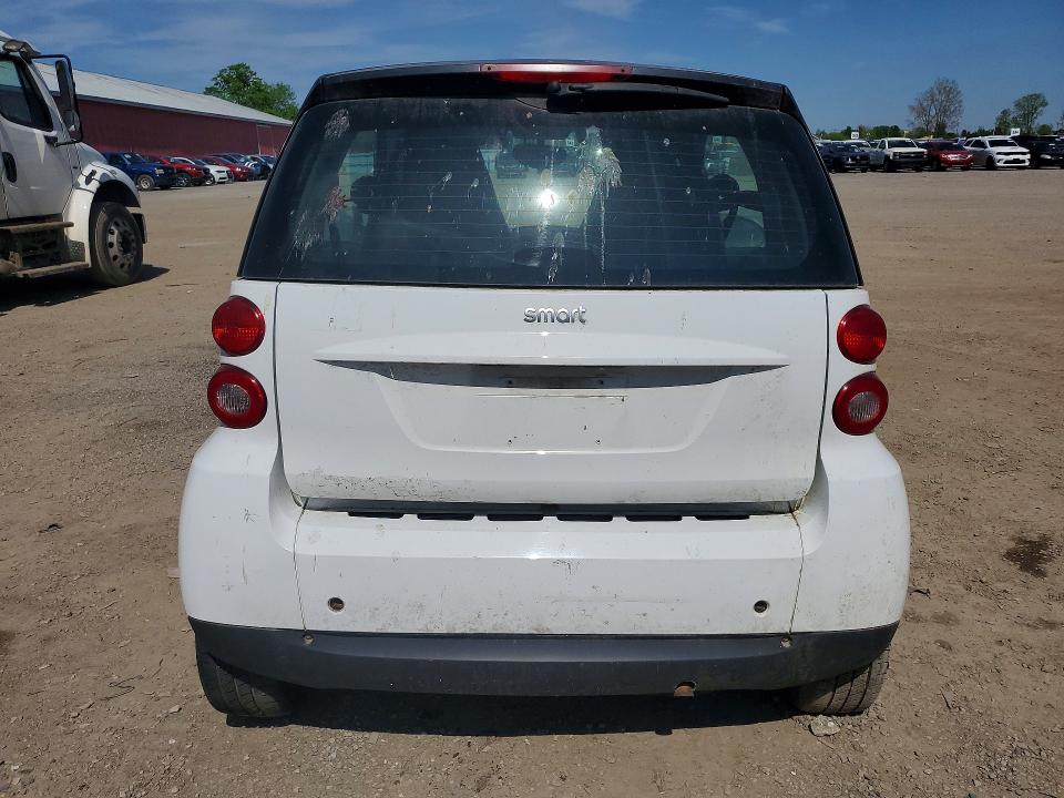 2012 Smart Fortwo VIN WMEEJ3BA1CK574384 COPART salvage auction — MECHANICAL, On - Permit No Brand - Unfit, sold $375 on 2026-07-09 (photo 6)
