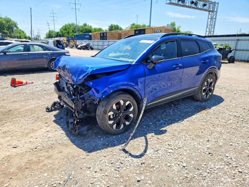 2023 Kia Sportage VIN 5XYK6CAF6PG120983 COPART salvage auction — FRONT END, Oh - Cert Of Title-Salvage, sold $4,600 on 2026-07-17 (photo 1)