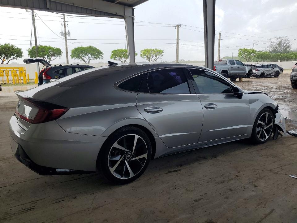 2022 Hyundai VIN 5NPEJ4J21NH140756 COPART salvage auction — FRONT END, Fl - Cert Of Title Slvg Rebuildable, sold $6,900 on 2026-07-08 (photo 3)
