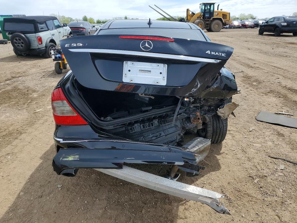 2009 Mercedes-benz E-klasse VIN WDBUF90X59B435453 COPART salvage auction — SIDE, Il - Salvage Certificate, sold $400 on 2026-07-09 (photo 6)