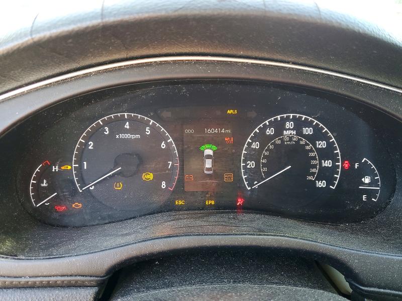 2012 Hyundai VIN KMHGC4DH1CU155517 COPART salvage auction — FRONT END, Tx - Salvage Vehicle Title, sold $675 on 2026-07-28 (photo 9)