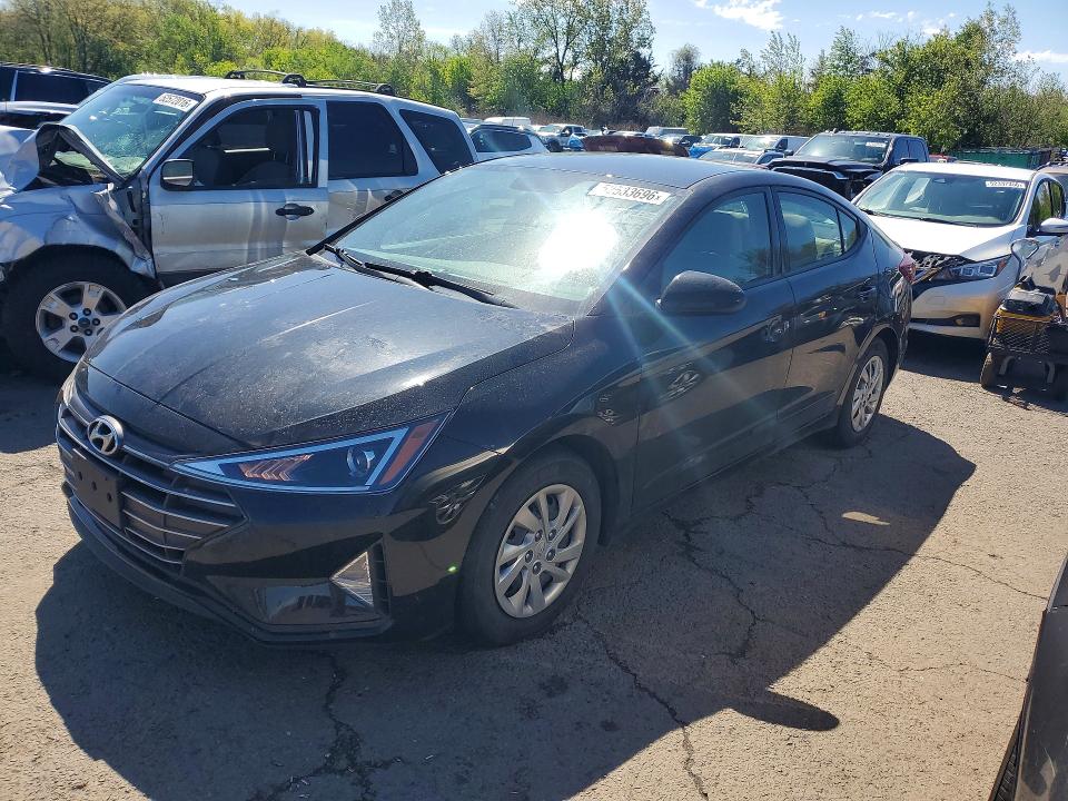 2019 Hyundai Elantra VIN KMHD74LF0KU758870 COPART salvage auction — VANDALISM, Id - Salvage Certificate Of Title, sold $3,500 on 2026-07-17 (photo 1)