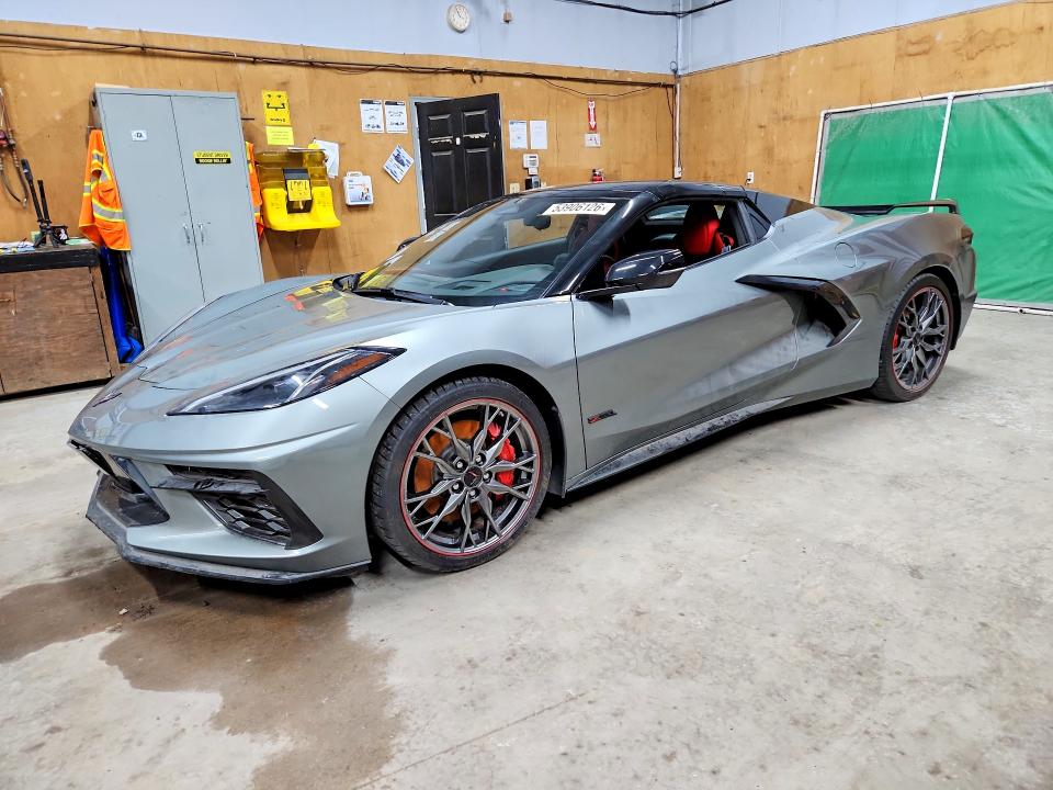 2024 Chevrolet Corvette stingray VIN 1G1YC3D47R5119729 COPART salvage auction — WATER/FLOOD, Mi - Cert Of Title-Flood Vehicle, sold $35,500 on 2026-07-02 (photo 1)