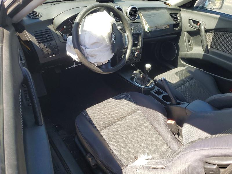 2005 Hyundai Tiburon VIN KMHHM65D95U157351 COPART salvage auction — FRONT END, CA - SALVAGE CERTIFICATE, sold $175 on 2026-07-24 (photo 8)