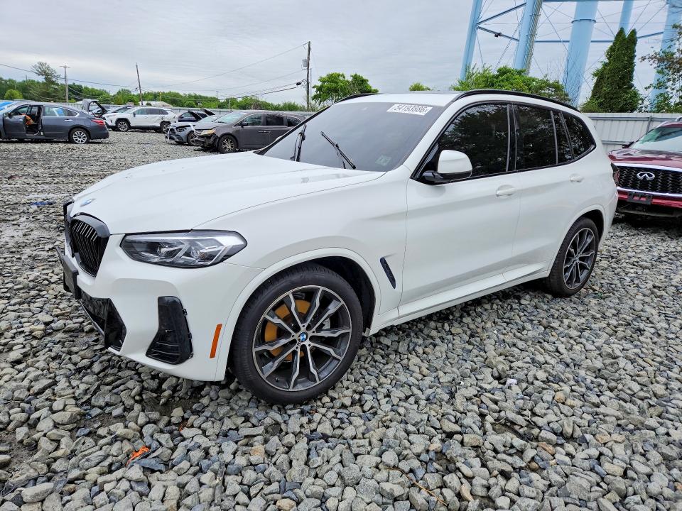 2022 BMW X3 VIN 5UX53DP07N9L95340 — COPART salvage auction photo