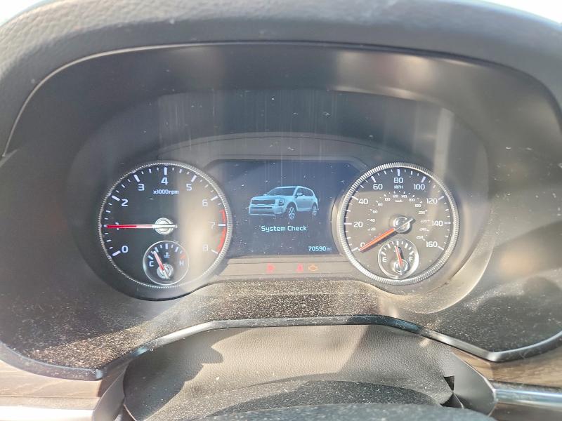 2022 Kia Telluride VIN 5XYP5DHC6NG303405 COPART salvage auction — FRONT END, Salvage Title, sold $9,400 on 2026-07-22 (photo 9)