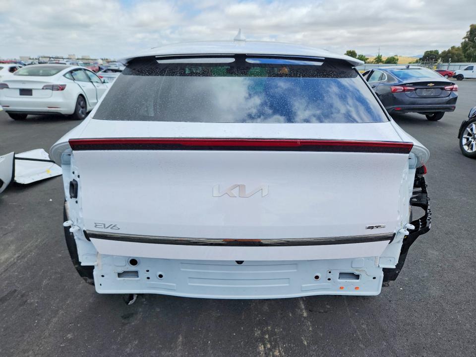 2025 Kia Ev6 VIN 5XYC4DJCXSG011232 COPART salvage auction — ALL OVER, CA - SALVAGE CERTIFICATE, sold $16,500 on 2026-07-13 (photo 6)
