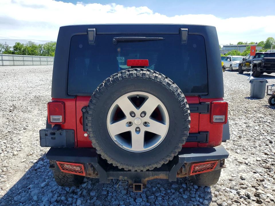 2012 Jeep Wrangler / VIN 1C4HJWFG0CL100108 COPART salvage auction — MECHANICAL, Oh - Certificate Of Title (P), sold $4,600 on 2026-07-09 (photo 6)