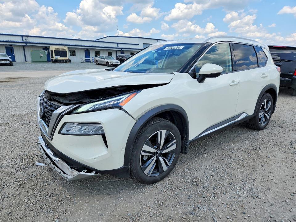 2023 Nissan Rogue VIN JN8BT3DD2PW307485 COPART salvage auction — FRONT END, Nc - Salvage Certificate Of Title, sold $1,150 on 2026-07-27 (photo 1)
