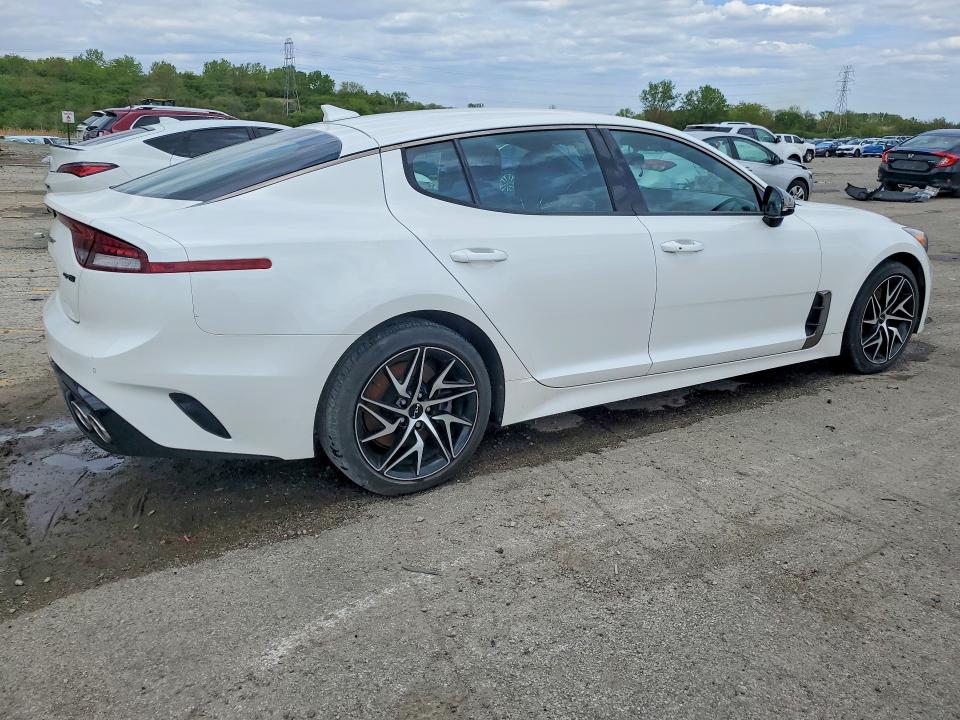 2022 Kia VIN KNAE35LDXN6103789 COPART salvage auction — VANDALISM, Il - Salvage Certificate, sold $13,300 on 2026-07-31 (photo 3)
