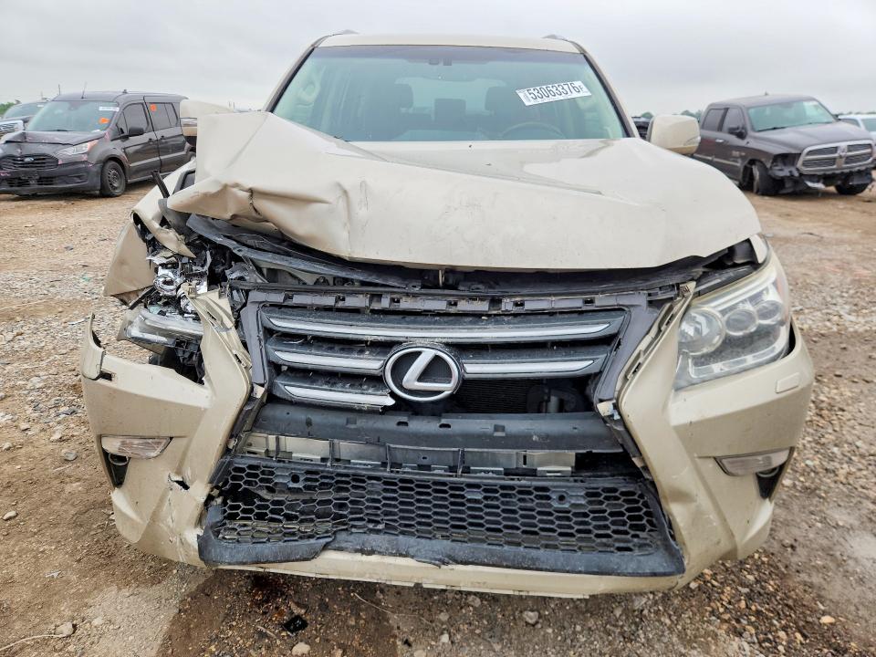 2014 Lexus Gx VIN JTJJM7FX2E5078955 COPART salvage auction — FRONT END, Tx - Salvage Vehicle Title, sold $7,900 on 2026-07-09 (photo 5)