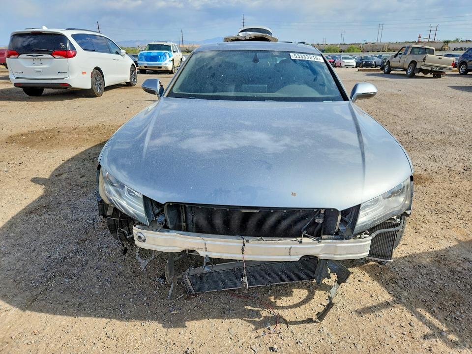 2014 Audi A7 VIN WAUWGAFC1EN072037 COPART salvage auction — MECHANICAL, Az - Cert Of Title - Salvage, sold $750 on 2026-07-06 (photo 5)