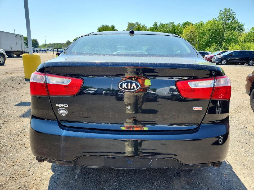 2013 Kia Rio VIN KNADM4A34D6268099 COPART salvage auction — FRONT END, Ny - Certificate Of Title, sold $1,550 on 2026-07-09 (photo 6)