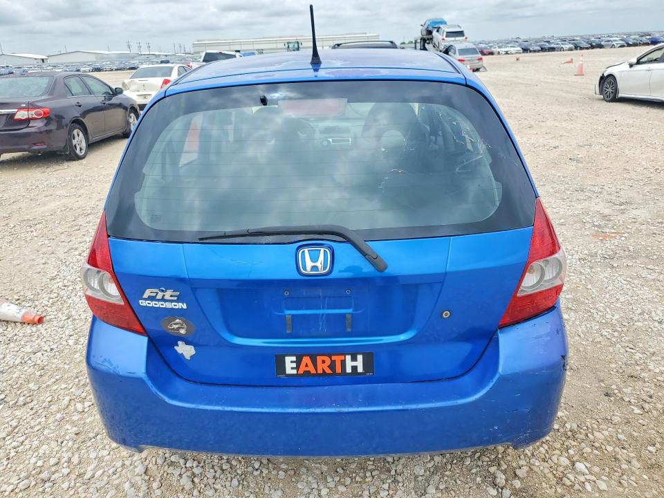 2008 Honda Fit VIN JHMGD37478S048672 COPART salvage auction — FRONT END, Tx - Salvage Vehicle Title, sold $300 on 2026-07-02 (photo 6)