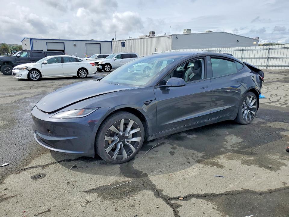 2024 Tesla Model 3 VIN 5YJ3E1EA8RF743011 COPART salvage auction — REAR END, CA - SALVAGE CERTIFICATE, sold $9,100 on 2026-07-24 (photo 1)