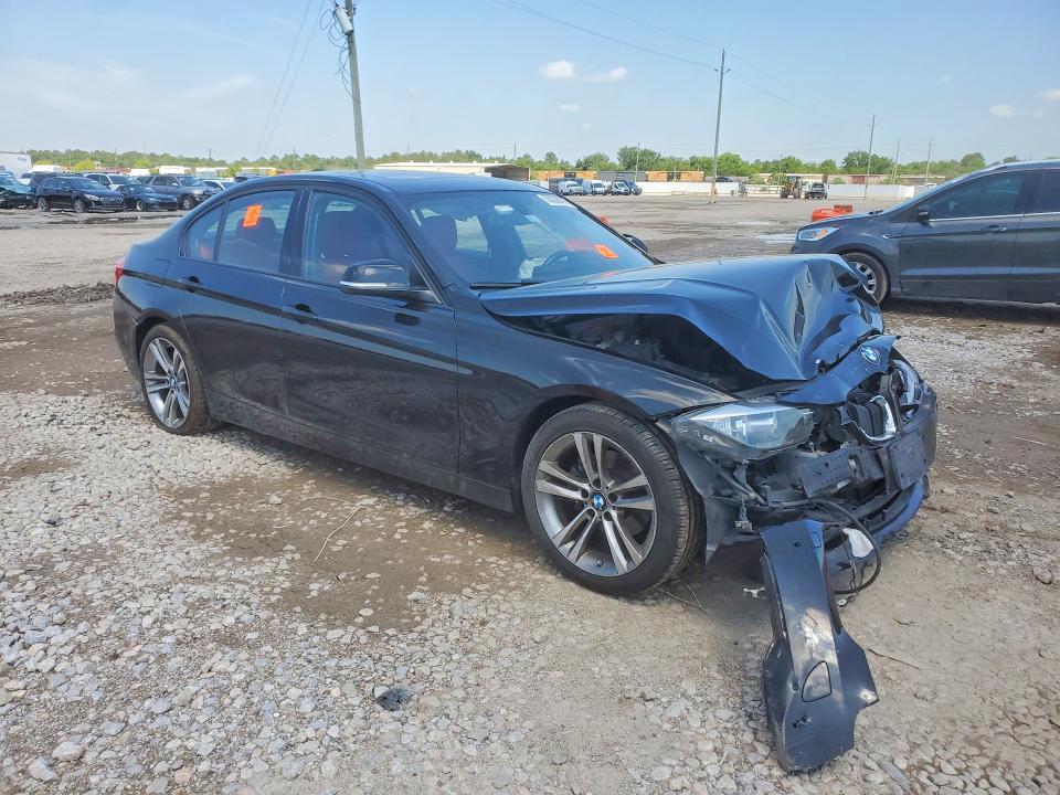 2013 BMW 3er VIN WBA3B3C5XDF542772 COPART salvage auction — FRONT END, Tx - Salvage Vehicle Title, sold $500 on 2026-07-20 (photo 4)