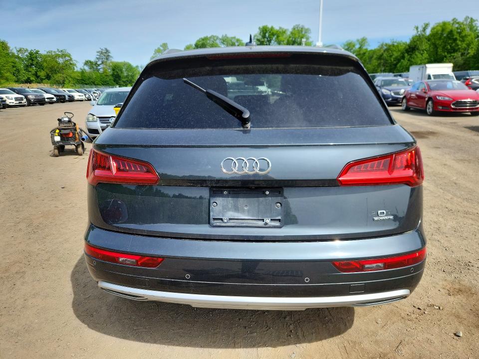 2018 Audi Q5 VIN WA1BNAFY1J2095018 COPART salvage auction — WATER/FLOOD, Co - Salvage, Flood, sold $7,000 on 2026-07-09 (photo 6)