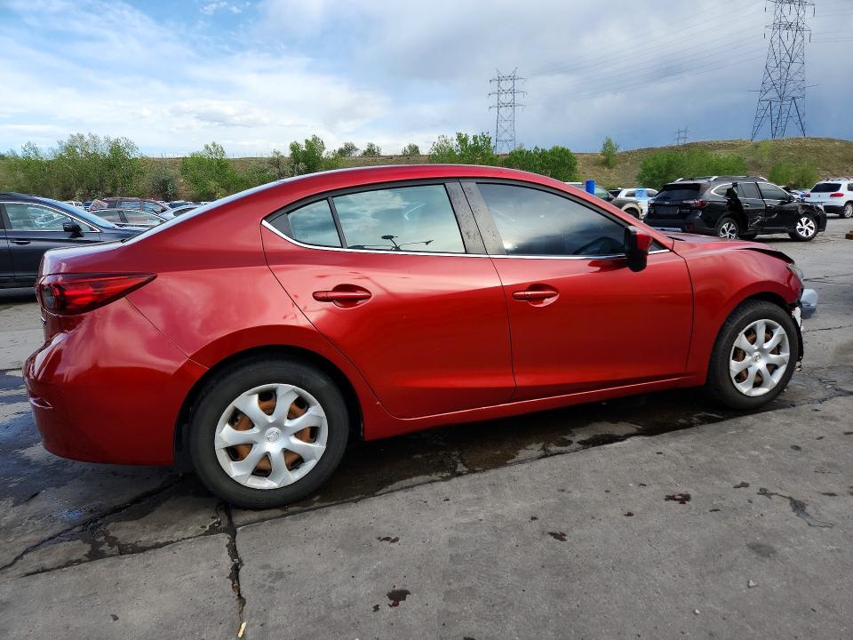 2015 Mazda VIN 3MZBM1U7XFM169844 COPART salvage auction — FRONT END, Ms - Cert Of Title - Hail Salvage, sold $375 on 2026-07-22 (photo 3)