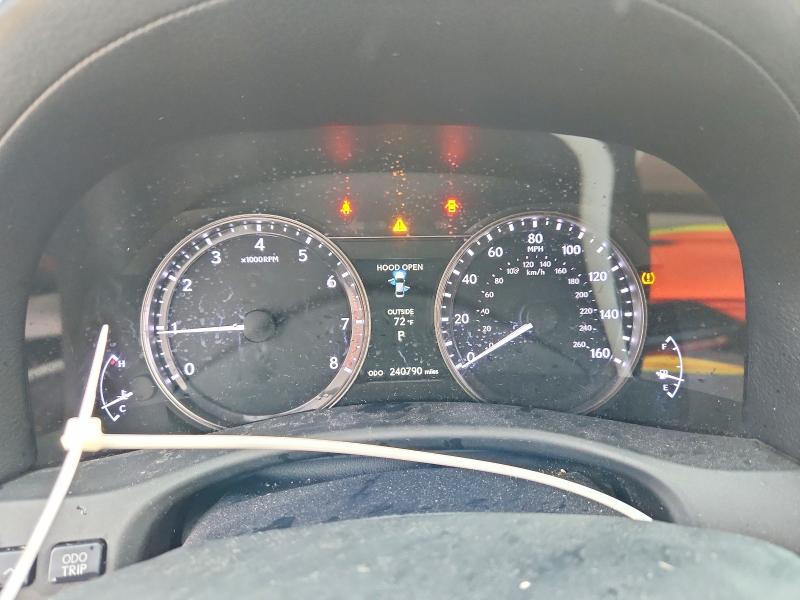 2013 Lexus VIN JTHBE1BL1D5003049 COPART salvage auction — FRONT END, Tx - Salvage Vehicle Title, sold $700 on 2026-07-09 (photo 9)